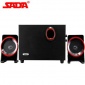 SADA  SL-8018笔记本USB2.1音响木质台式电脑多媒体小音箱低音炮